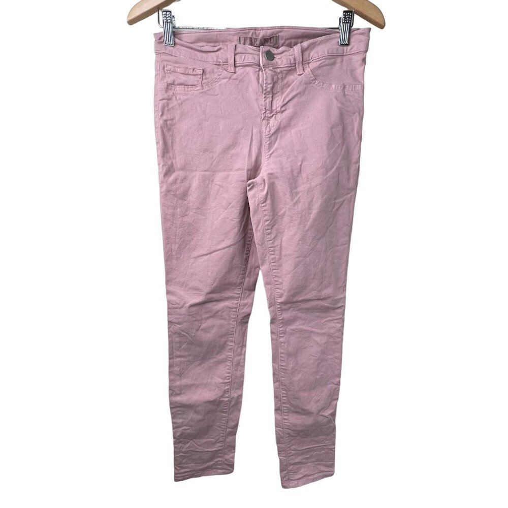J Brand Skinny Jeans Size 30 Cotton Blend High Rise Skinny Leg Ankle Jeans Mauve